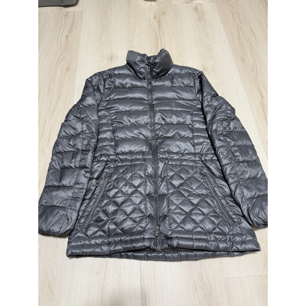 Lauren Polo Ralph Lauren Lightweight Puffer Black Jacket Women's Size Medium